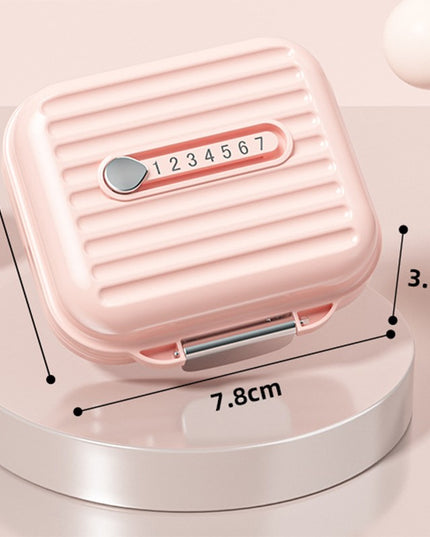 de Depozitare pentru Pastile, de depozitare Medicamente, de depozitare Vitamine, Suplimente, pentru Fete, din Plastic cu indice zi