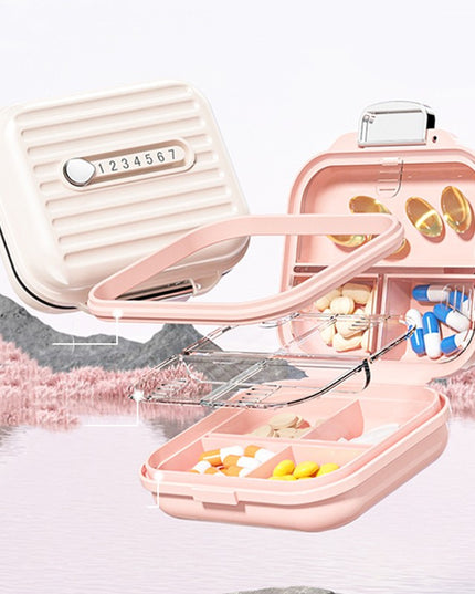 de Depozitare pentru Pastile, de depozitare Medicamente, de depozitare Vitamine, Suplimente, pentru Fete, din Plastic cu indice zi