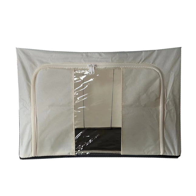 de depozitare Pliabila, Cadru Metalic, cu fermoar, 100 L, material Textil,suport de baza din plastic stabil