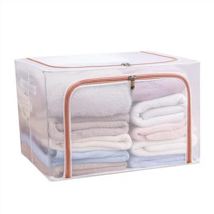 de Depozitare Pliabila, Cu Fereastra si Fermoar Dublu