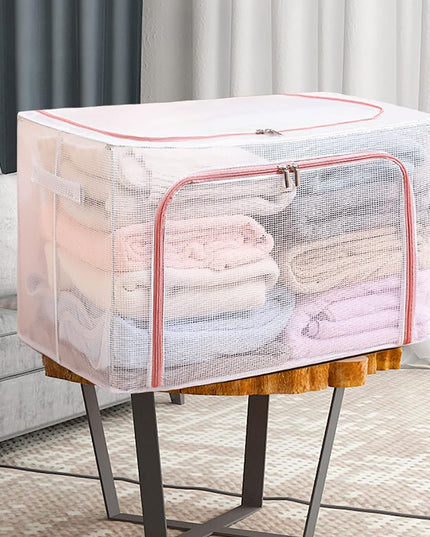 de Depozitare Pliabila, Cu Fereastra si Fermoar Dublu