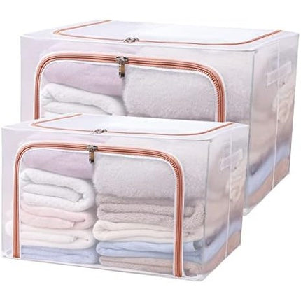 de Depozitare Pliabila, Cu Fereastra si Fermoar Dublu