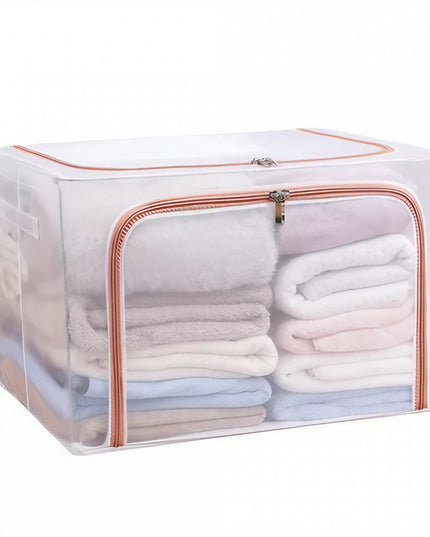 de Depozitare Pliabila, Cu Fereastra si Fermoar Dublu