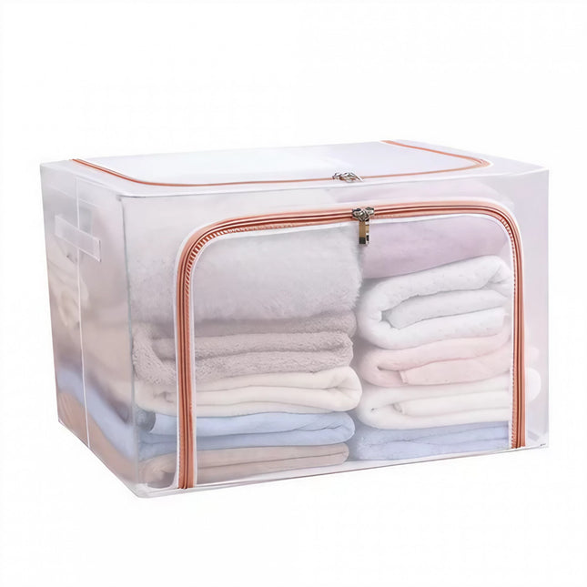 de Depozitare Pliabila, Cu Fereastra si Fermoar Dublu