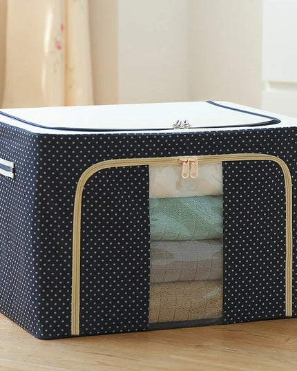 de Depozitare Pliabila, Cu Fermoar, 100 L, Textil