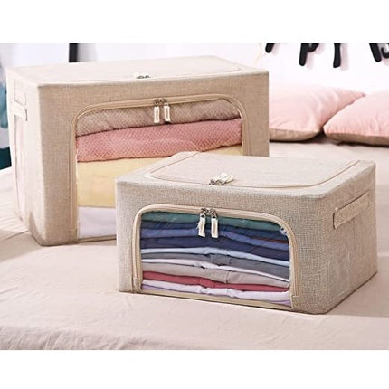 de depozitare pliabila, Cu fermoar, 66 L, Textil