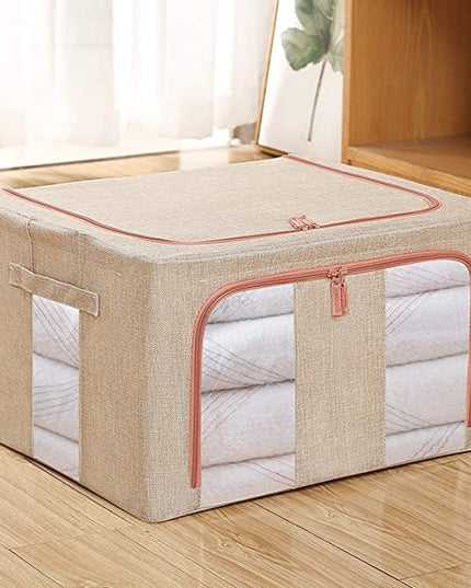 de depozitare pliabila, Cu fermoar, 66 L, Textil