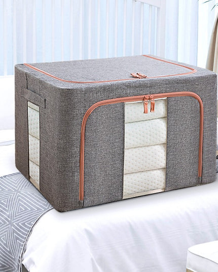 de depozitare pliabila, Cu fermoar, 66 L, Textil