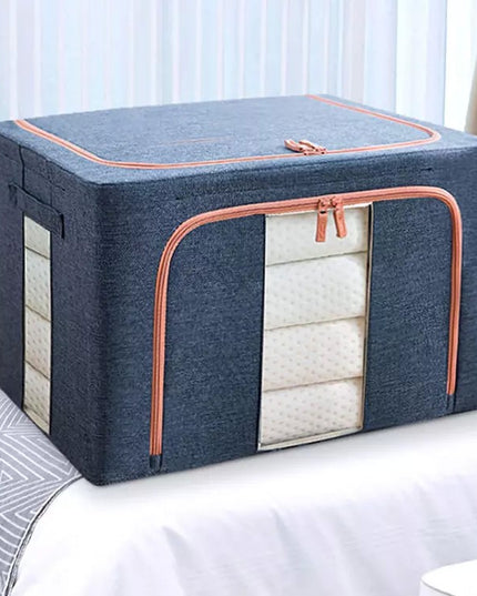 de depozitare pliabila, Cu fermoar, 66 L, Textil