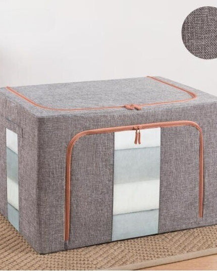 de depozitare pliabila, Cu fermoar, 66 L, Textil