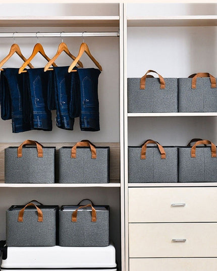 de depozitare tip cos, textil, pliabila,cadru metalic, cu manere