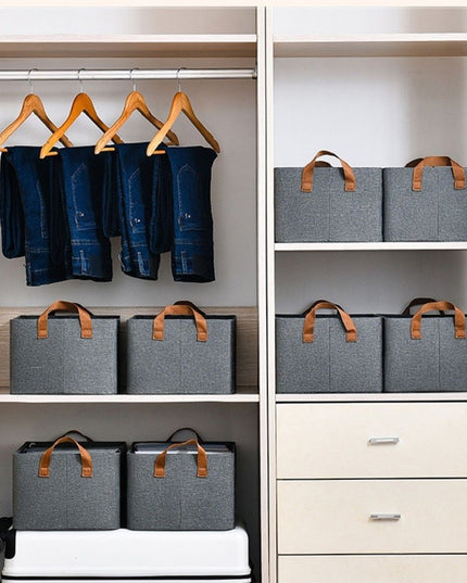 de depozitare tip cos, textil, pliabila, , cadru metalic, cu manere