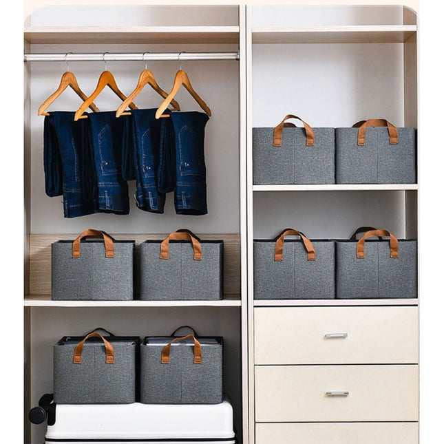 de depozitare tip cos, textil, pliabila, , cadru metalic, cu manere