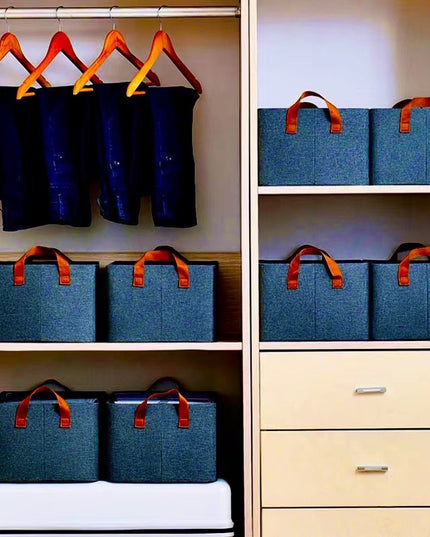 de depozitare tip cos, textil, pliabila,se poate spala, cu manere