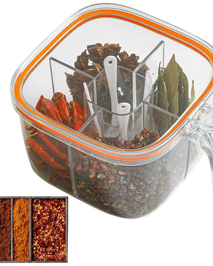 Depozitare Alimente, din Plastic/Silicon,5 Compartimente