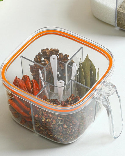 Depozitare Alimente, din Plastic/Silicon,5 Compartimente