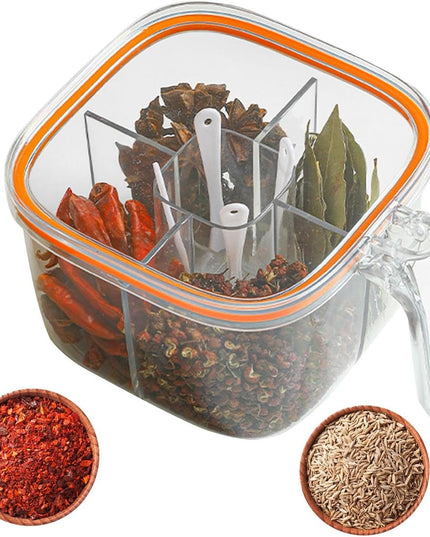 Depozitare Alimente, din Plastic/Silicon,5 Compartimente