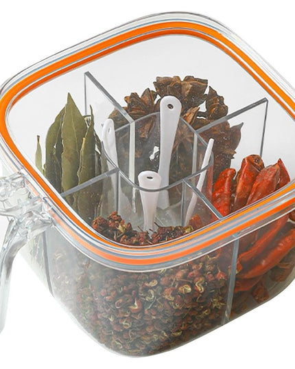 Depozitare Alimente, din Plastic/Silicon,5 Compartimente