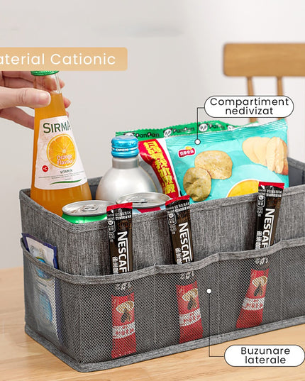 Depozitare cu Cadru Metalic, pentru Bucatarie, snacksuri, pliabila din poliester Oxford