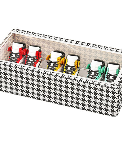 Depozitare cu Cadru Metalic, pentru Incaltaminte, Haine, Lingerie, Fermoar Calitativ, Fereastra Transparenta, Manere Laterale