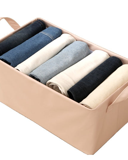 de Depozitare Tip Cos, Material Piele Ecologica, Pliabila,26 l, Cadru Metalic, cu Manere