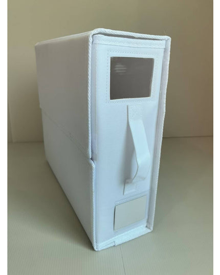 Depozitare Lenjerii de Pat, Pliabila, Capacitate 18l,din Panza Oxford cu PP Incorporat, Fereastra Vizibila