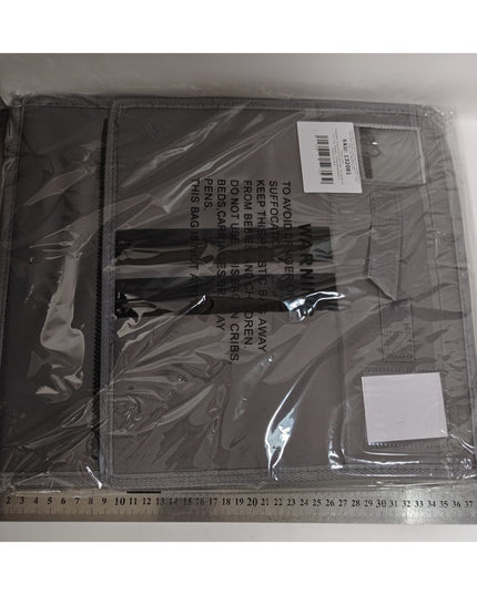 Depozitare Lenjerii de Pat, Pliabila, Capacitate 18l,din Panza Oxford cu PP Incorporat, Fereastra Vizibila