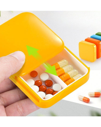 depozitare medicamente, 2 compartimente, Glisanta