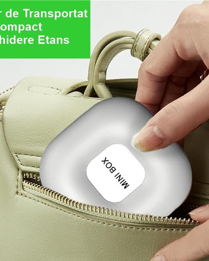 Depozitare Medicamente, 4 Compartimente, Inchidere Etans, Portabila, Patrat