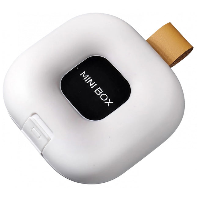 Depozitare Medicamente, 4 Compartimente, Inchidere Etans, Portabila, Patrat