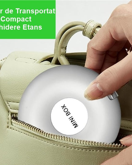 Depozitare Medicamente, 6 Compartimente, Inchidere Etans, Portabila, Rotund