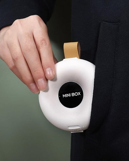 Depozitare Medicamente, 6 Compartimente, Inchidere Etans, Portabila, Rotund