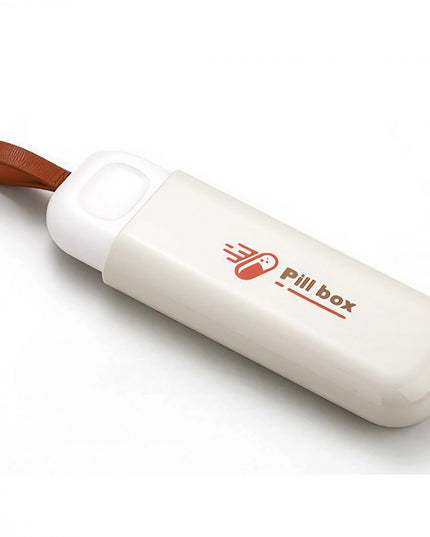 Depozitare Medicamente, Portabila, 3 Compartimente, Tip Breloc, Plastic, Glisanta