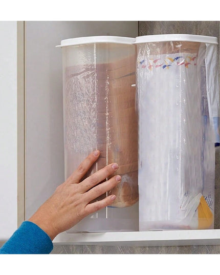 Depozitare Paine, din Plastic,Pastreaza Prospetimea, Capac