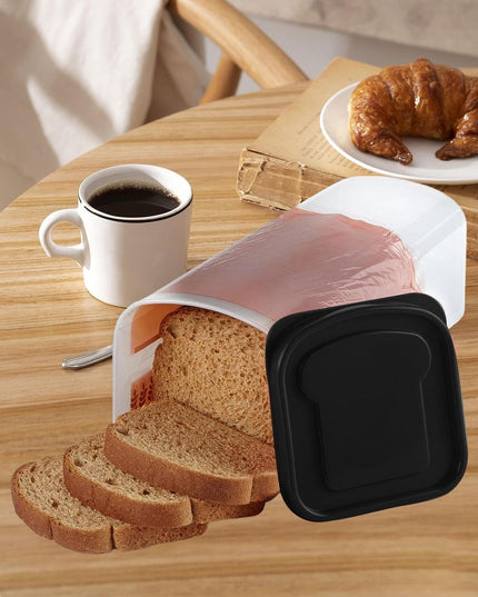 Depozitare Paine, din Plastic,Pastreaza Prospetimea, Capac