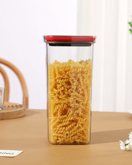 de Depozitare Alimente, de tip Container, Recipient pentru Cereale in Bucatarie,volum 2000 ml, Transparenta cu Capac