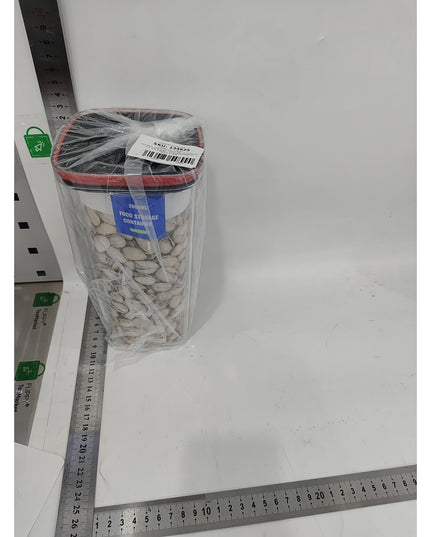 de Depozitare Alimente, de tip Container, Recipient pentru Cereale in Bucatarie,volum 2000 ml, Transparenta cu Capac