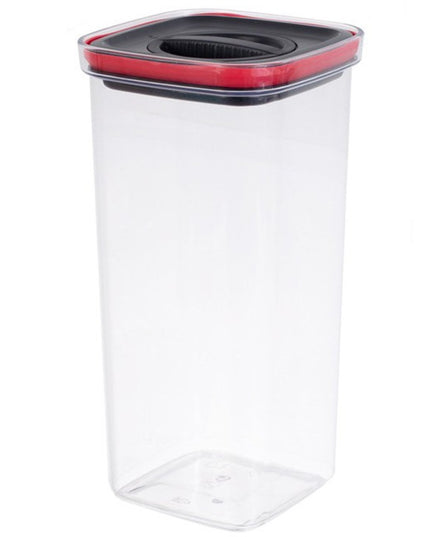 de Depozitare Alimente, de tip Container, Recipient pentru Cereale in Bucatarie,volum 2000 ml, Transparenta cu Capac