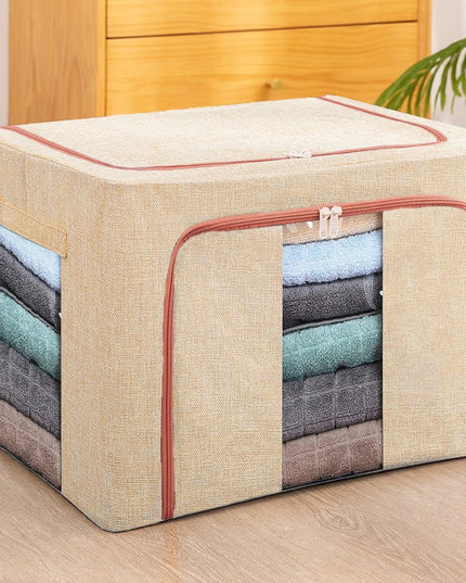 de depozitare pliabila, Cu fermoar, 66 L, Textil