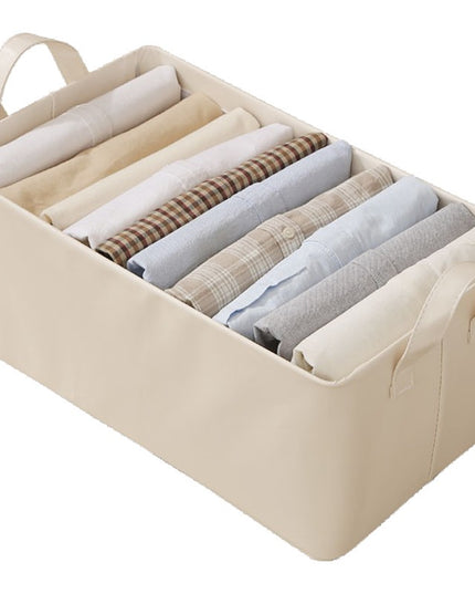 de Depozitare Tip Cos, Material Piele Ecologica, Pliabila,26 l, Cadru Metalic, cu Manere