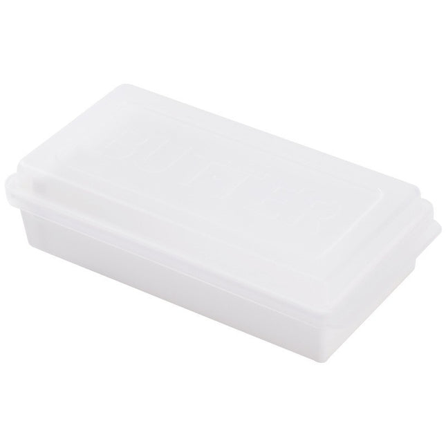 Cutie de Unt, cu Capac, Multifunctionala, cu Spatula Portionare, 15.9 x 8.8 x 4.9 cm