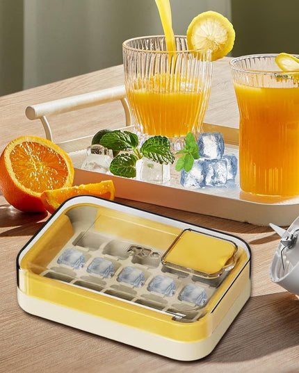 Gheata, 15 Cuburi, Cu Sistem de Presare Spate, Capac de Umplere și Evacuare, 1 L