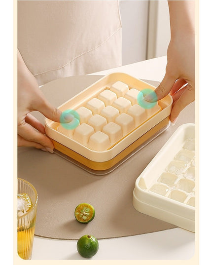 Gheata, 15 Cuburi, Cu Sistem de Presare Spate, Capac de Umplere și Evacuare, 1 L