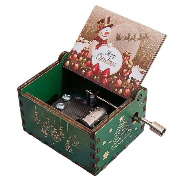 Muzicala Craciun Manuala Lemn, Melodia "Merry Christmas", Portabila, ,