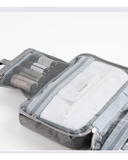 Geanta cosmetice voiaj, material textil, impermeabil