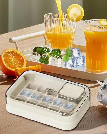 Gheata, 15 Cuburi, Cu Sistem de Presare Spate, Capac de Umplere și Evacuare, 1 L