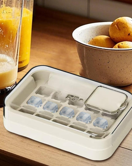 Gheata, 15 Cuburi, Cu Sistem de Presare Spate, Capac de Umplere și Evacuare, 1 L