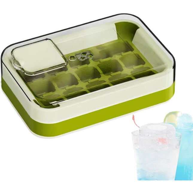 Gheata, 15 Cuburi, Cu Sistem de Presare Spate, Capac de Umplere și Evacuare, 1 L