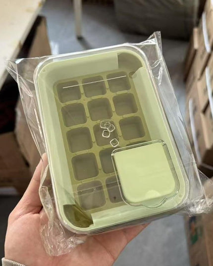 Gheata, 15 Cuburi, Cu Sistem de Presare Spate, Capac de Umplere și Evacuare, 1 L