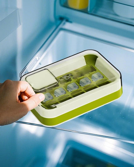 Gheata, 15 Cuburi, Cu Sistem de Presare Spate, Capac de Umplere și Evacuare, 1 L